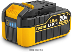 TECCPO 20/18 V max. 4,0 Ah Lithium-Ionen-Akku mit großer Kapazität TVH8J67 Zubehör