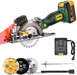 TECCPO Popoman 20V max 4-1/2" Akku-Kreissäge TVH8J33 Holzbearbeitung